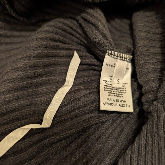 Are You Am I Minka Long Sleeve Top Black S - Picture 5 of 5